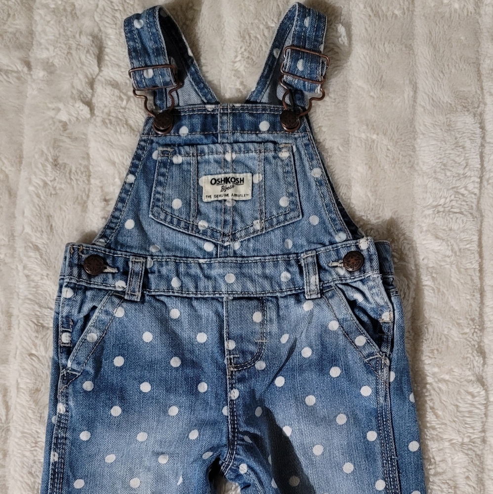 **SOLD**9M JEAN OVERALS WITH SNAPS